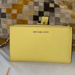 Michael Kors Yellow Wallet